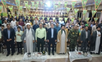 برگزاری مراسم جشن عید غدیر در پادگان ابوذر شهرستان سرپل ذهاب