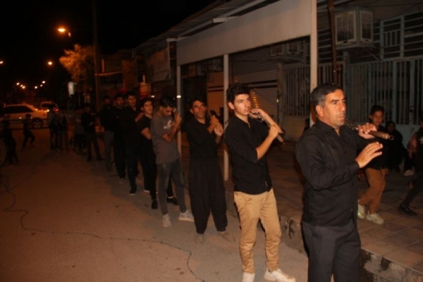 برگزاری شب سوم عزاداری ماه محرم در‌ سرپلذهاب