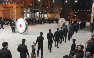 اقامه عزای حسینی در چهارمین شب از ایام محرم در هیأت عزاداری سرپلذهاب