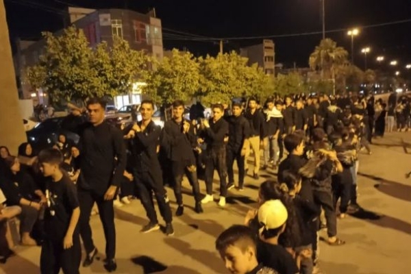 عزاداری شب پنجم محرم در سرپل ذهاب