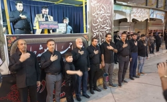 عزاداری عاشقان حسینی در شب هفتم محرم منسوب به حضرت علی‌اصغر (ع) در سرپل‌ذهاب