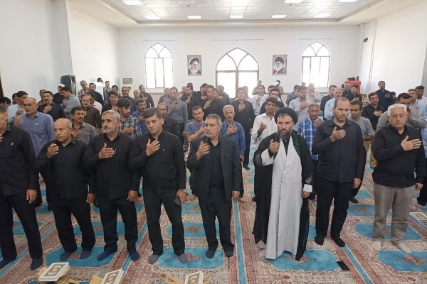 مراسم عزاداری ایام محرم‌الحرام با حضور کارکنان شهرداری سرپل‌ذهاب برگزار شد
