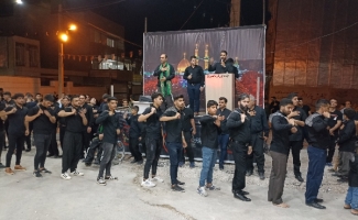 عزاداری شب نهم ماه محرم در سرپل‌ذهاب