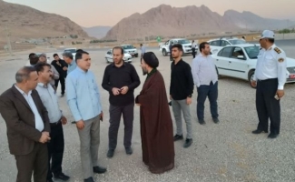 بازدید مسئولین شهرستان سرپل‌ذهاب از جانمایی موکب‌های اربعین حسینی در شهرستان