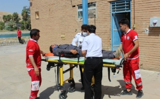 مانور مقابله با نشت گاز کلر در سرپل‌ذهاب برگزار شد