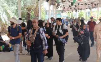 شور و اشتیاق زائران اباعبدالله الحسین (ع) در مرز بین المللی خسروی