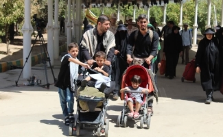 مرز خسروی، میزبان قدمگاه زائران حسینی