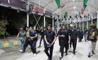 عاشقان اباعبدالله الحسین (ع) از مرز خسروی عازم حرم عشق می‌شوند