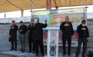 برگزاری مراسم عزاداری شب شهادت امام رضا (ع) در سرپل‌ذهاب
