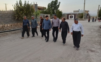 بازدید بخشدار مرکزی شهرستان از مناطق روستایی و پیگیری مشکلات روستائیان