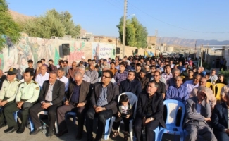 یادواره شهدای آبروی محله روستای آیینه در شهرستان سرپل ذهاب برگزار شد
