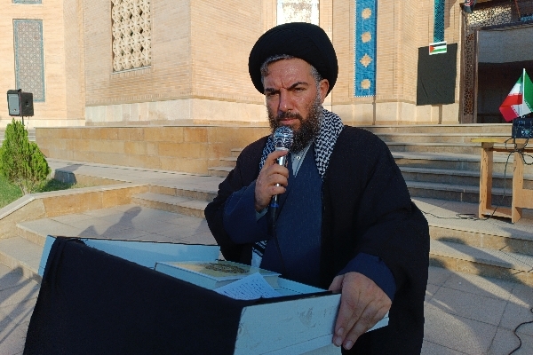 اجتماع مردم سرپلذهاب و سر دادن فریاد انزجار از رژیم کودک کش صهیونیستی و استکبار جهانی