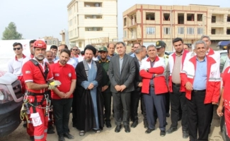 برگزاری مانور ایمنی و زلزله به مناسبت ٢١ آبان سالروز زلزله دلخراش سرپلذهاب
