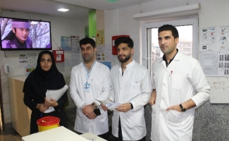 دیدار و تجلیل از پرستاران بیمارستان شهدای سرپلذهاب به مناسبت روز پرستار