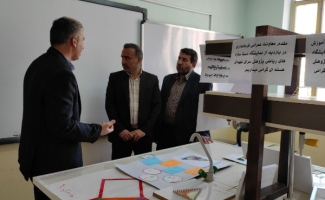 افتتاح نمایشگاه دست سازه‌های ریاضی دانش آموزان دختر در این شهرستان