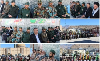 گردهمایی نمایش اقتدار بسیجیان در سرپل ذهاب برگزار شد