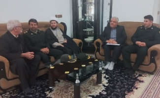 دیدار مسئولین سرپل‌ذهاب با خانواده وابستگان  نیروی انتظامی شهرستان