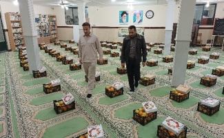 توزیع یک هزار و ۸۰۰ بسته خوراکی در بین نیازمندان شهرستان به مناسبت شب یلدا با شعار یلدای مهدوی