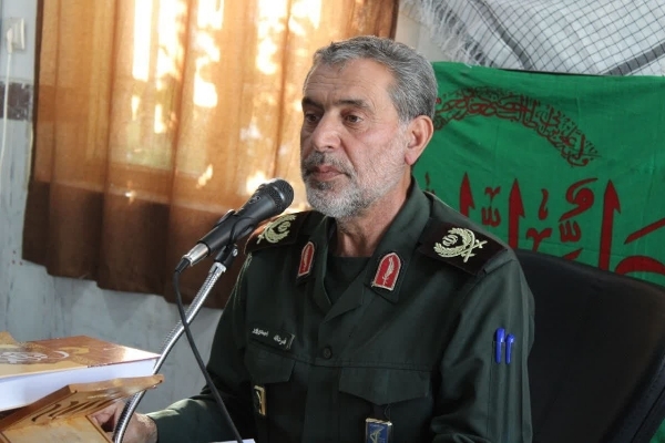 مراسم چهارمین سالگرد شهادت سردار سلیمانی در گردان تکاور ۱۲۵ مستقر در سرپل ذهاب برگزار شد