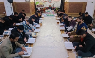 مراسم محفل انس با قرآن کریم در حرم حضرت احمد ابن اسحاق (ره) سرپل‌ذهاب برگزار شد