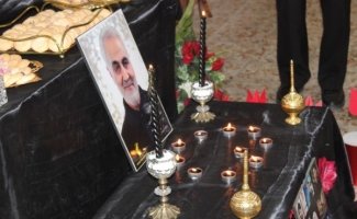 برپایی نمایشگاه عکس و پوستر به مناسبت چهارمین سالگرد شهید حاج قاسم سلیمانی