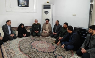 دیدار با خانواده شهید والامقام کیومرث محمدی در شهرستان سرپلذهاب