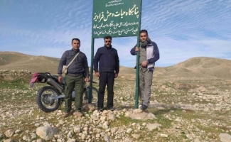 گشت و پایش موتوری محیطبانان سرپل ذهاب در پناهگاه حیات وحش قراویز در ایام نوروز