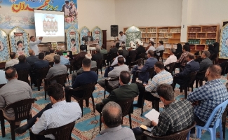 آیین نخستین همایش موکب داران اربعین غرب استان کرمانشاه در سرپل ذهاب