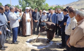 برگزاری مراسم کلنگ‌زنی ساخت مسجد روستای پل‌ماهیت بخش مرکزی شهرستان