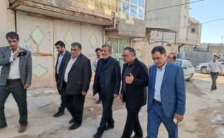 بازدید میدانی معاون وزیر راه و شهرسازی از بافت فرسوده شهرستان