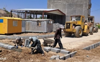 آغاز عملیات اجرایی طرح هادی روستای حبیبوند بخش مرکزی شهرستان