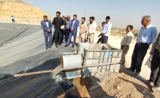 تست و آبگیری ۲ ايستگاه پمپاژ آب طرح سامانه گرمسیری در شهرستان سرپل ذهاب
