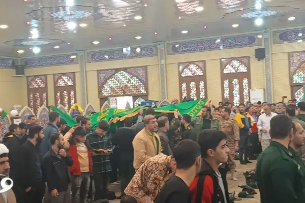 برگزاری مراسم چهلم شهید نصرالله در کرمانشاه