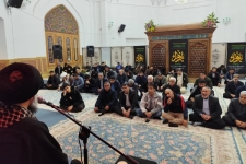 برگزاری مراسم سوگواری شهادت حضرت زهرا(س) در حرم احمدابن اسحاق(ره) سرپل‌ذهاب