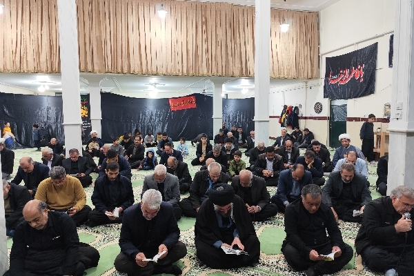 سوگواری عزای شهادت حضرت زهرا(س) در مسجد حضرت ابوالفضل(ع) برگزار شد