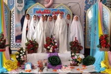 برگزاری مراسم جشن تکلیف دختران دانش آموز در شهرستان