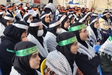 آیین نواختن زنگ انقلاب در مدارس شهرستان سرپل ذهاب