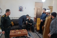 دیدار فرماندار سرپل‌ذهاب با سه تن از جانبازان دوران دفاع مقدس به مناسبت ولادت حضرت عباس(ع)