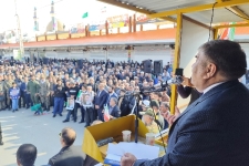 برگزاری مراسم راهپیمایی یوم الله ۲۲ بهمن در شهرستان سرپل ذهاب / سیل خروشان مردم در چهل و ششمین سالگرد پیروزی انقلاب