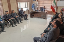 دیدار فرمانده انتظامی شهرستان سرپل‌ذهاب با رحیمی فرماندار سرپل‌ذهاب