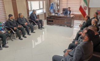 دیدار فرمانده انتظامی شهرستان سرپل‌ذهاب با رحیمی فرماندار سرپل‌ذهاب