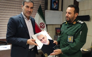 دیدار فرمانده سپاه ناحیه شهرستان با رحیمی فرماندار سرپل‌ذهاب
