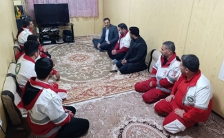 بازدید شبانه فرماندار سرپل‌ذهاب از پایگاه امداد و نجات احمد ابن اسحاق (ره) هلال احمر