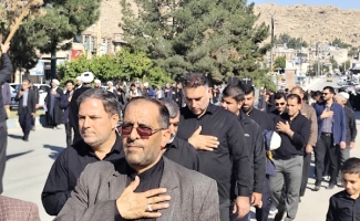 مراسم عزاداری مردم سرپل ذهاب در سوگ حضرت زهرا(س) 