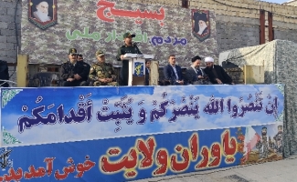 اجتماع بزرگ بسیجیان سرپل‌ذهاب با شعار «بسیج، مردم، اقتدار ملی