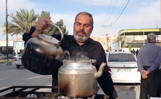 چایخانه صلواتی حرم مطهر احمد بن اسحاق (ره) سرپل‌ذهاب