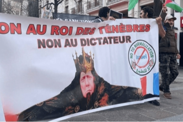 فریاد خشم فرانسوی‌ها علیه سیاست‌های ترامپ