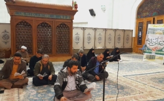 طنین دعای ندبه در آستان احمد بن اسحاق علیه‌السلام به مناسبت میلاد امیرالمؤمنین علیه‌السلام