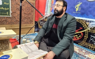 محفل انس با قرآن در حرم مطهر احمد بن اسحاق(ره) سرپل‌ذهاب برگزار شد