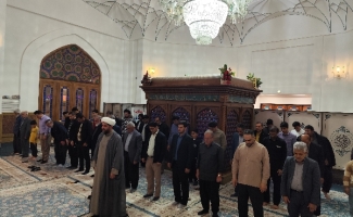 اقامه نماز جماعت مغرب و عشا در هفتمین روز ماه مبارک رمضان